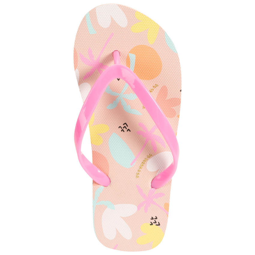 Chanclas estampado palmeras arty para niña con tira según la edad 