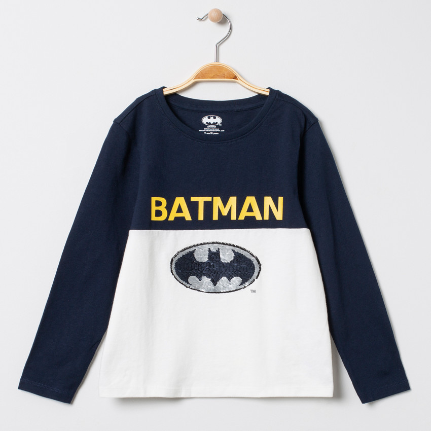 Camiseta de manga larga Batman de lentejuelas mágicas   Additional Camiseta de manga larga Batman de lentejuelas mágicas