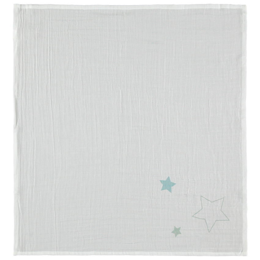 Lote de 3 muselinas con estampado estrellas Main Lote de 3 muselinas con estampado estrellas