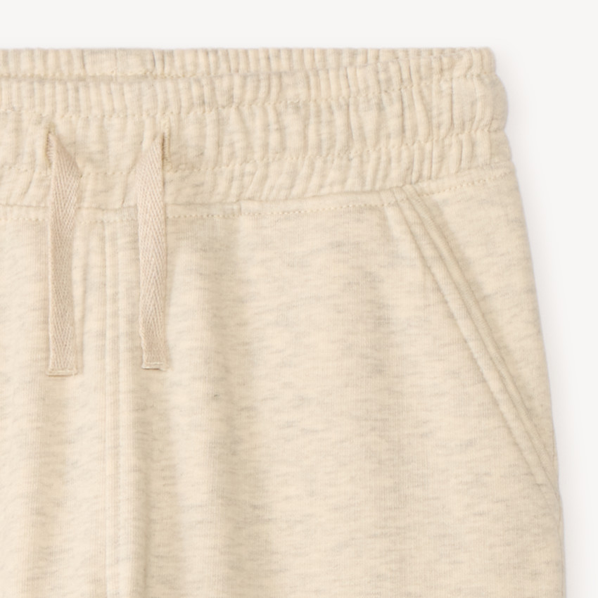 Pantalón de chándal para niña de felpa lisa 