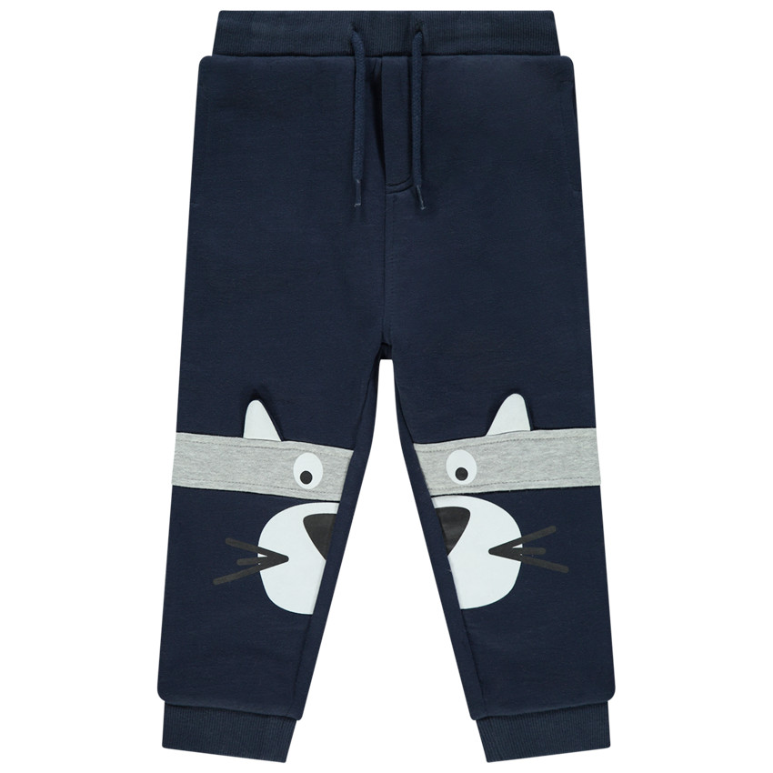 Pantalón jogger estampado lúdico 