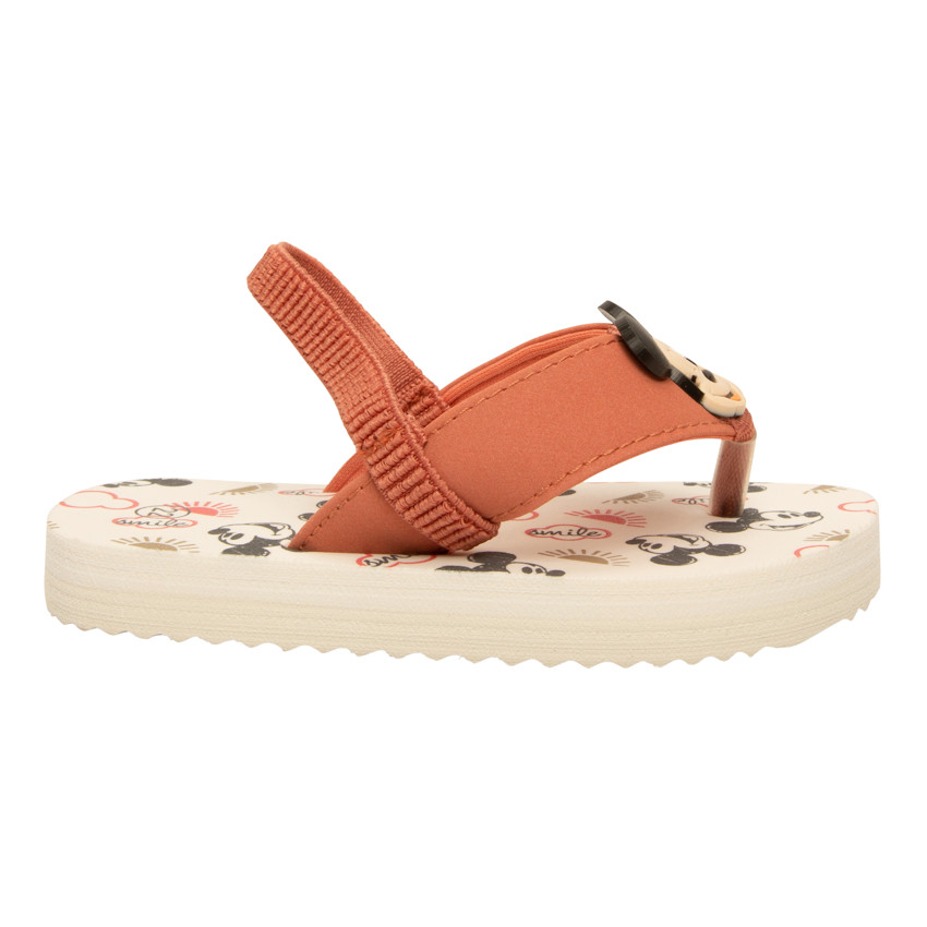 Sandalias de tira flexible con estampado de Mickey Disney para bebé niño 