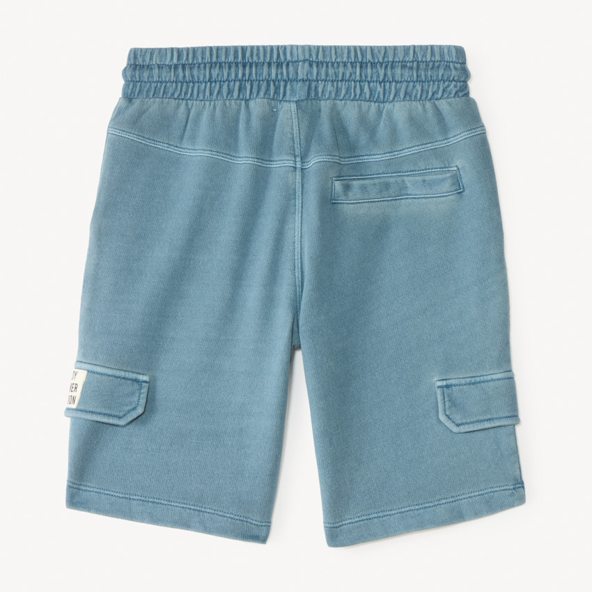Bermudas de felpa con bolsillos para niño 