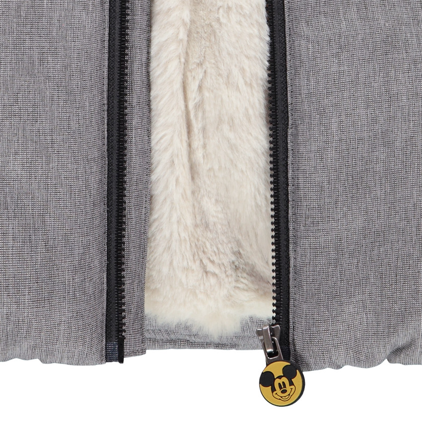 Parka twisted à capuche ludique et broderie Mickey Disney pour bébé garçon Main Parka twisted à capuche ludique et broderie Mickey Disney pour bébé garçon