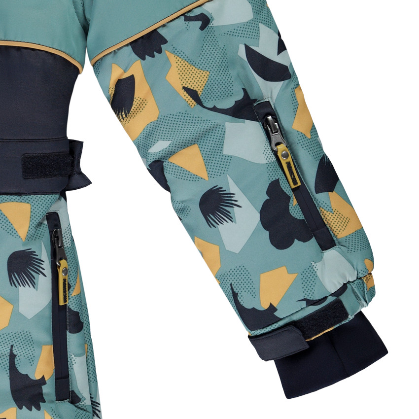 Combinaison de ski déperlante imprimé graphique pour garçon 