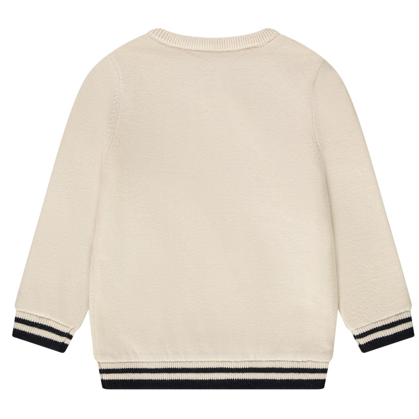 Jersey de punto estampado safari feliz para bebé niño 