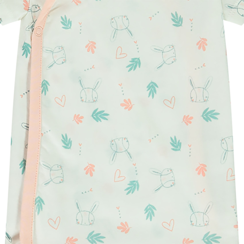 Pack de 5 bodies con estampado de conejitos para bebé niña  Additional Pack de 5 bodies con estampado de conejitos para bebé niña