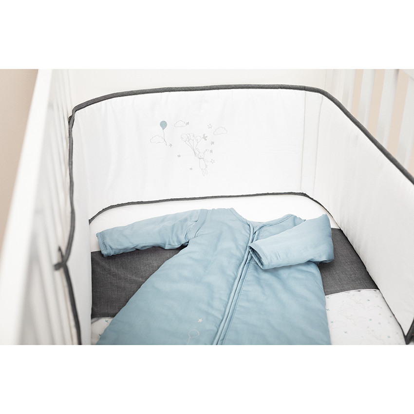 Saco de dormir con mangas desmontables y estampado de fantasía 