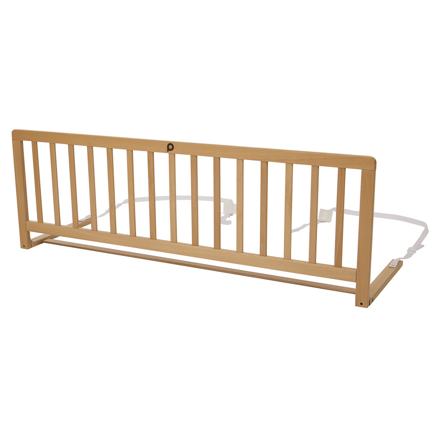 Barandilla de cama de madera de haya 120 x 40 cm 