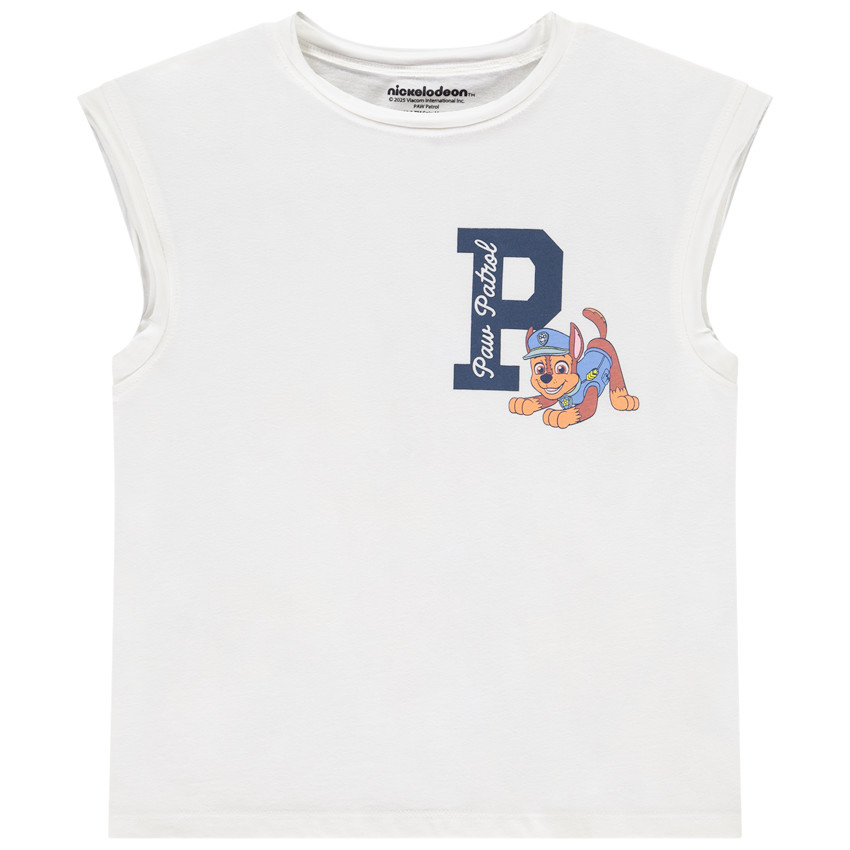 Camiseta sin mangas fantasía con estampado Pat