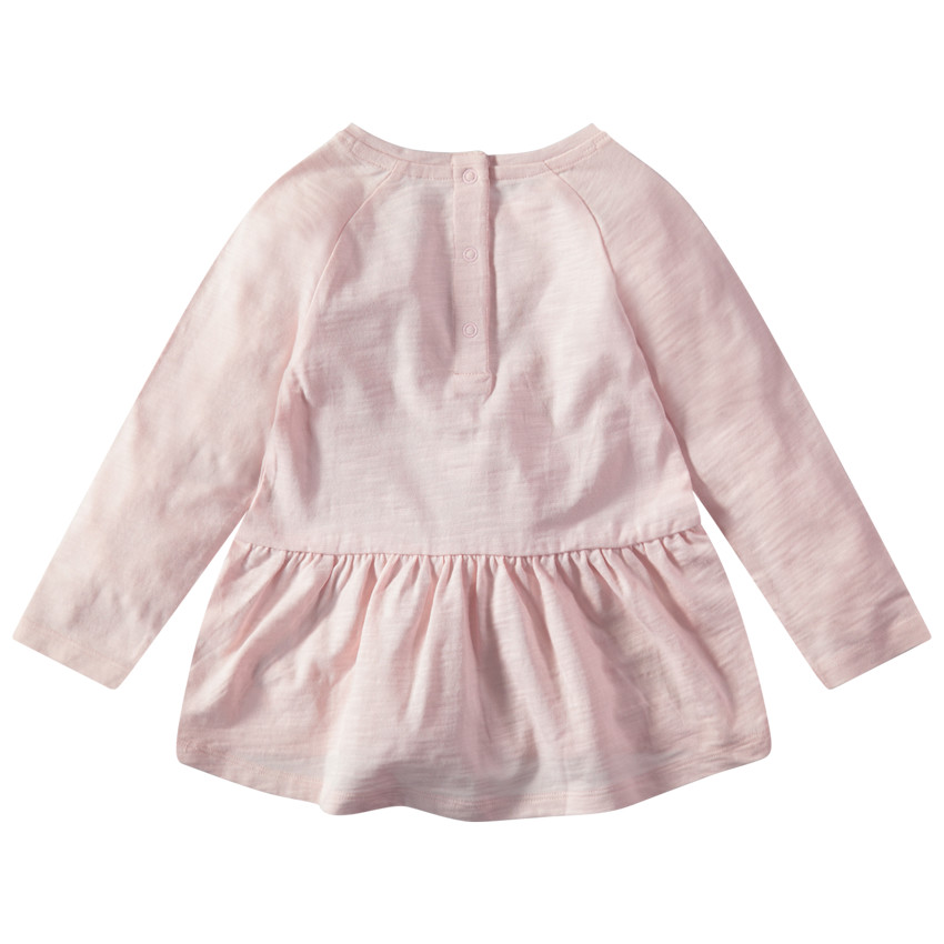 Túnica con volantes y manga larga con conejos de tutú estampados  Additional Túnica con volantes y manga larga con conejos de tutú estampados