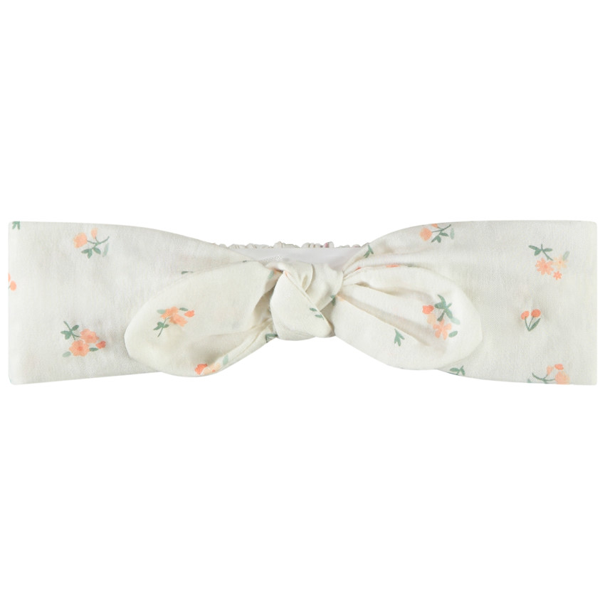 Diadema efecto anudado estampada con flores para bebé niña 