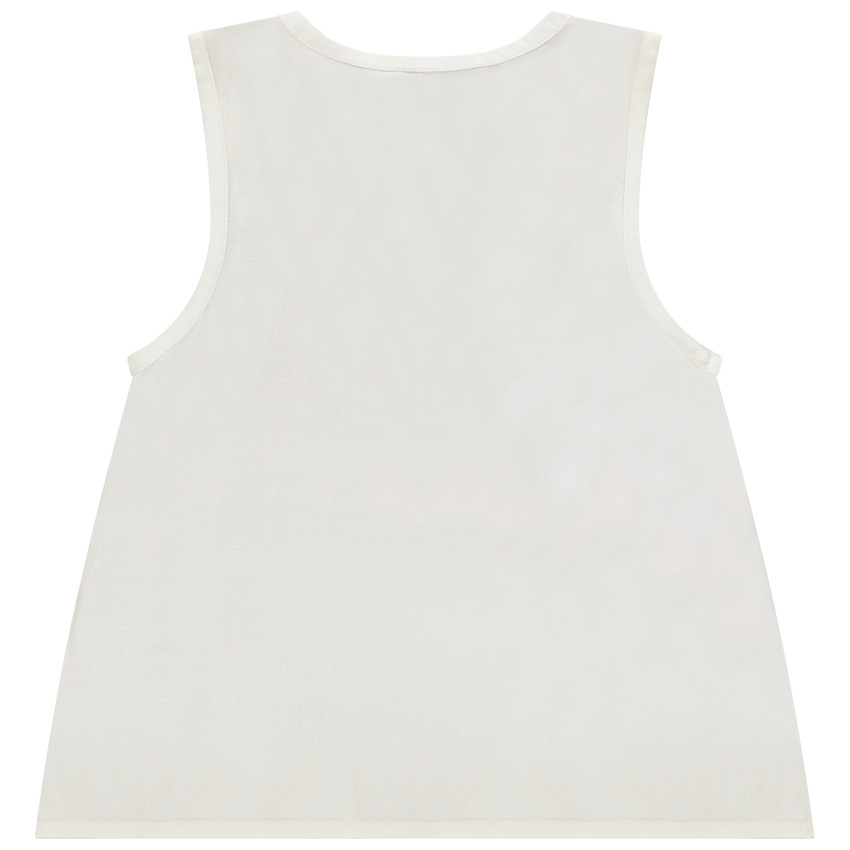 Camiseta sin mangas bordados estilo étnico y pompones  Additional Camiseta sin mangas bordados estilo étnico y pompones