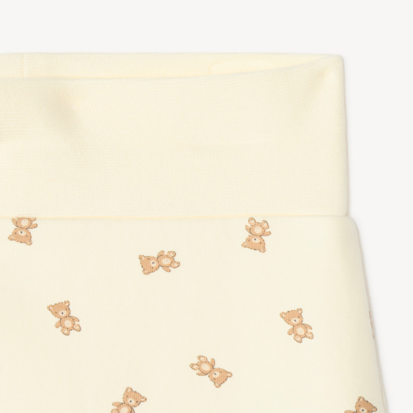 Conjunto de chándal para bebé niño con estampado de oso. 