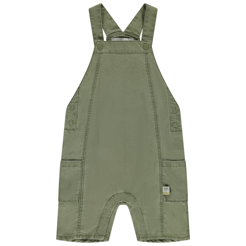 Salopette corta lisa para bebé niño 