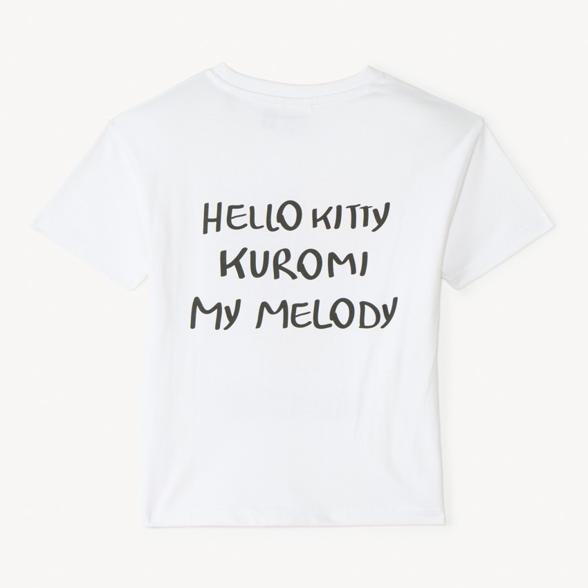 Camiseta de manga corta Hello Kitty para niña 