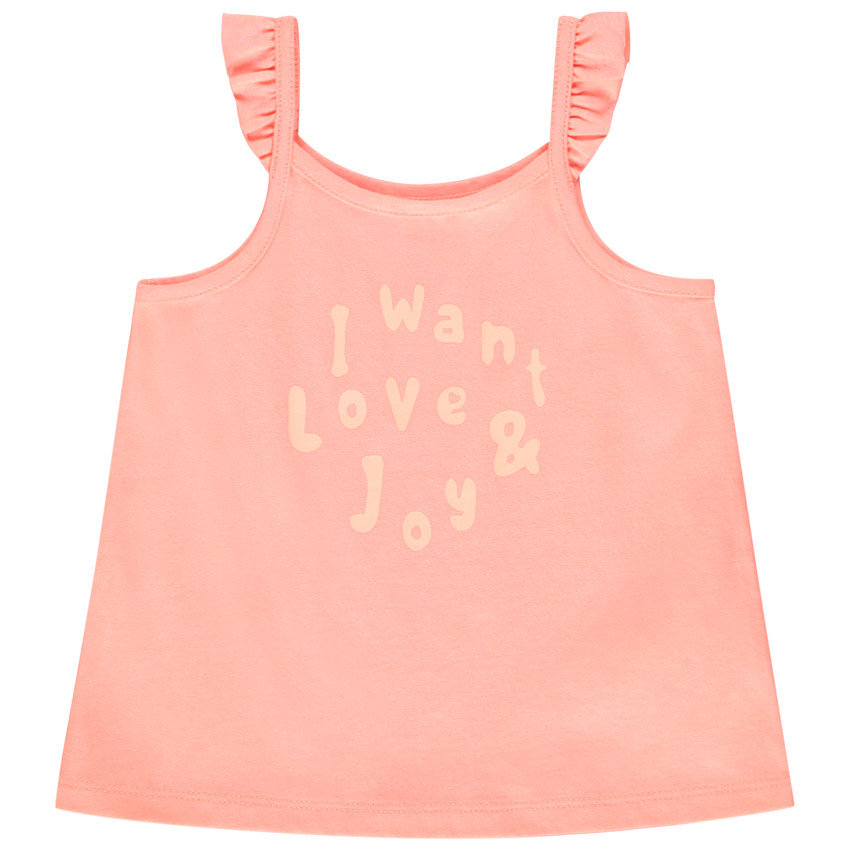 Camiseta sin mangas para bebé niña 