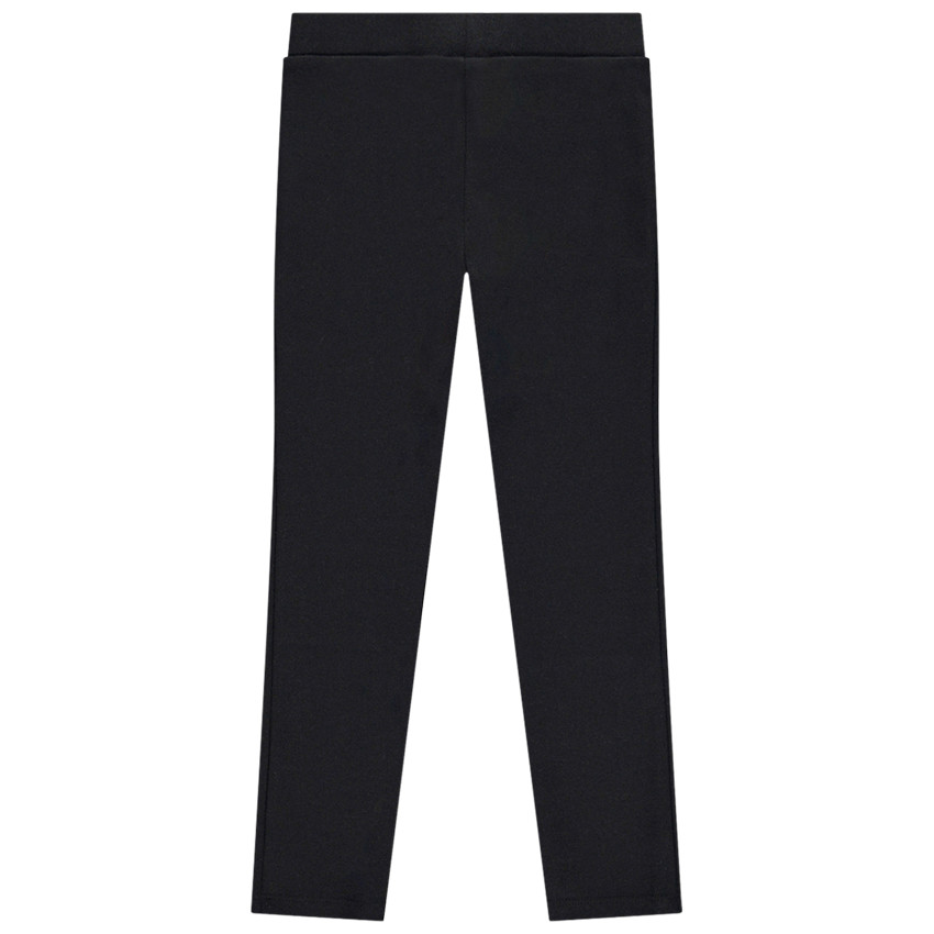 Jeggings de punto milano con cremalleras para niña 