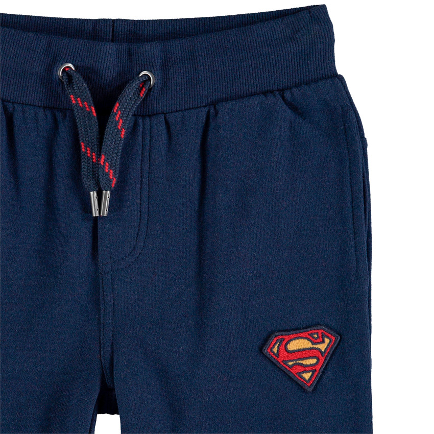Jogging en molleton bicolore print Superman  