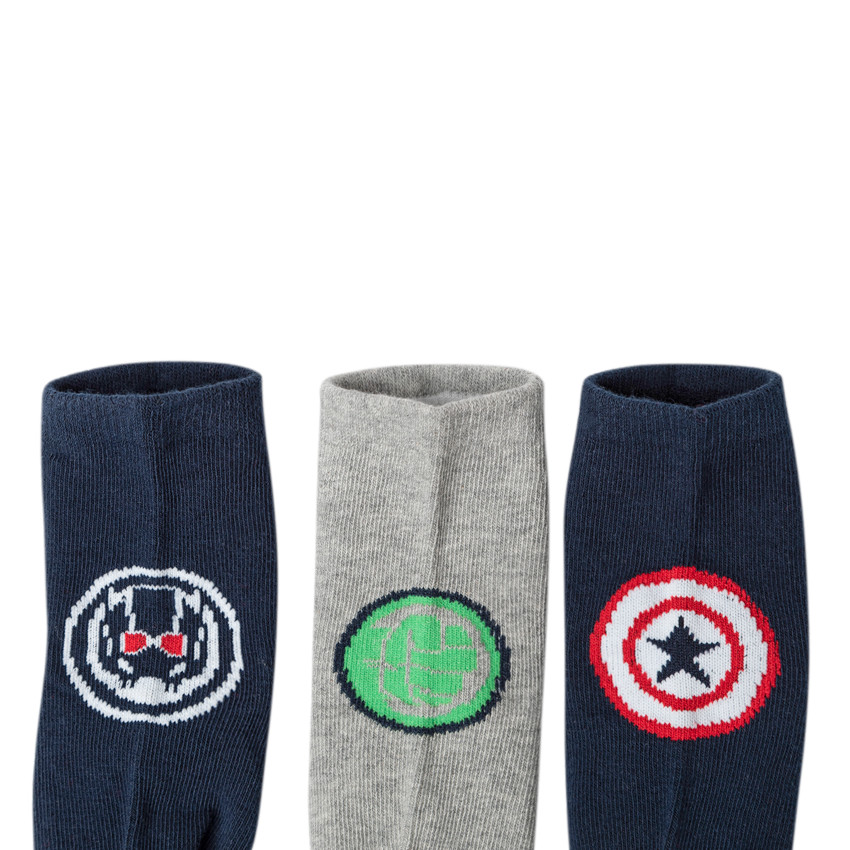 Pack de 3 pares de calcetines motivos  Marvel  Additional Pack de 3 pares de calcetines motivos  Marvel