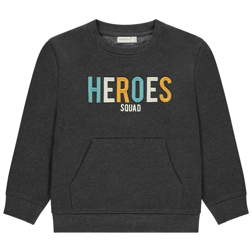 Sudadera de felpa con bordado 3D para niño  Additional Sudadera de felpa con bordado 3D para niño