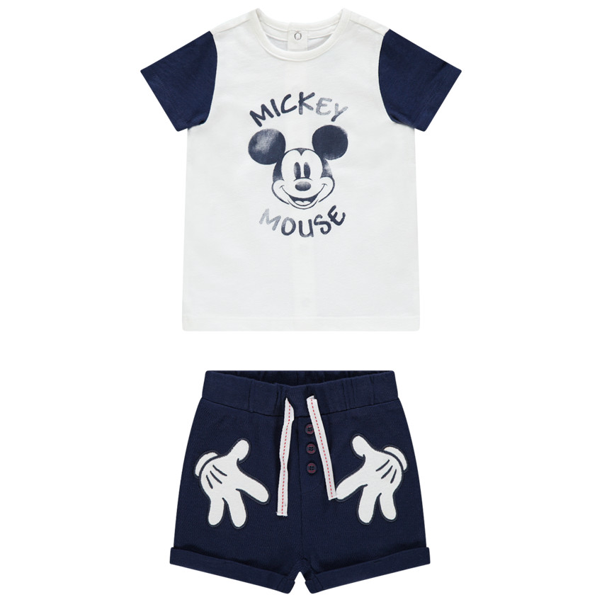 Ensemble à t-shirt print Mickey et short Disney 