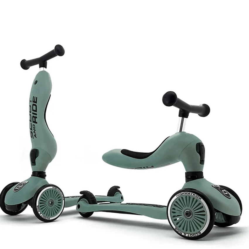Trotinette 2-en-1 Highwaykick 1 Forêt Vert 