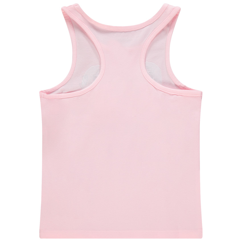 Camiseta sin mangas cámara con aplique de lentejuelas 