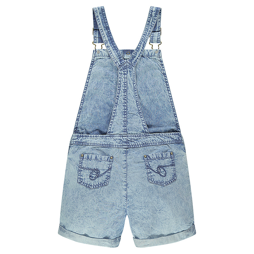 Peto de jean con bordados 