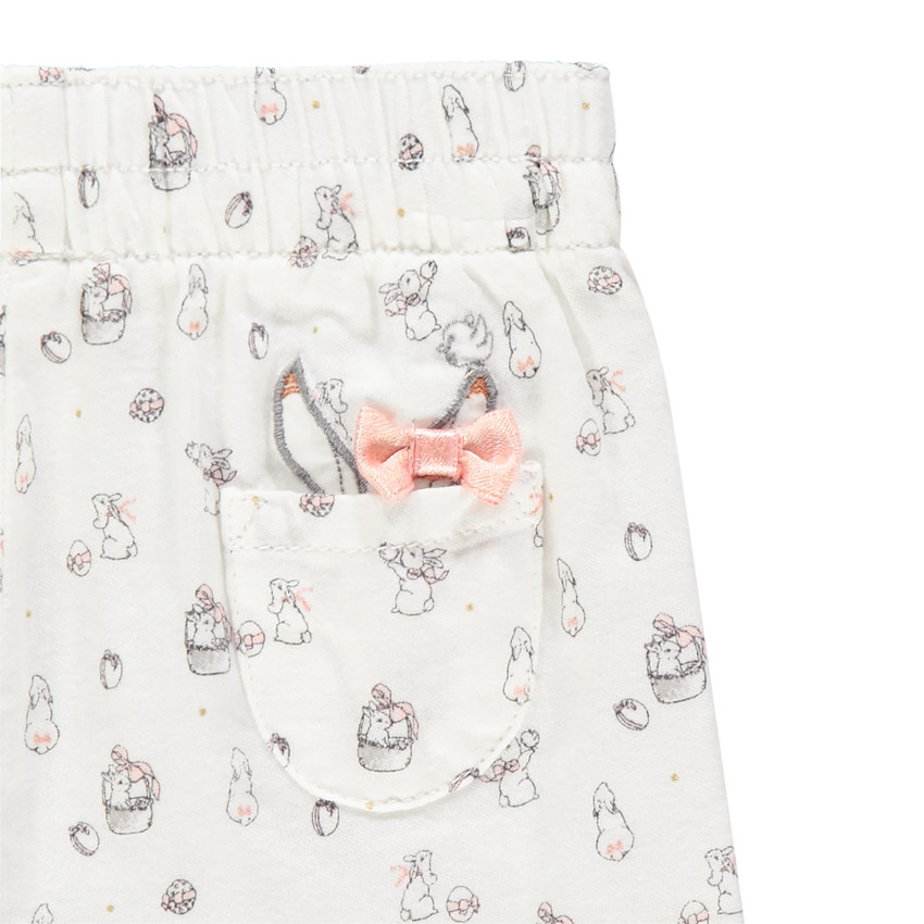 Ensemble avec t-shirt print oeuf et pantalon boule  Additional Ensemble avec t-shirt print oeuf et pantalon boule