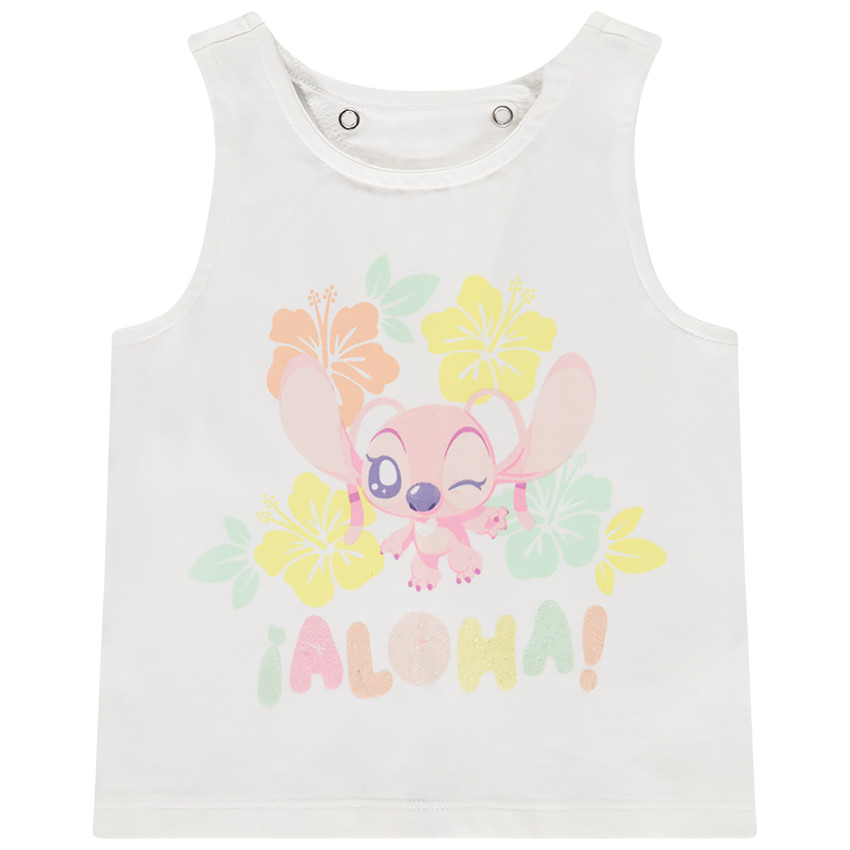 Camiseta sin mangas con cierre de presión Angel Disney para bebé niña  Additional Camiseta sin mangas con cierre de presión Angel Disney para bebé niña