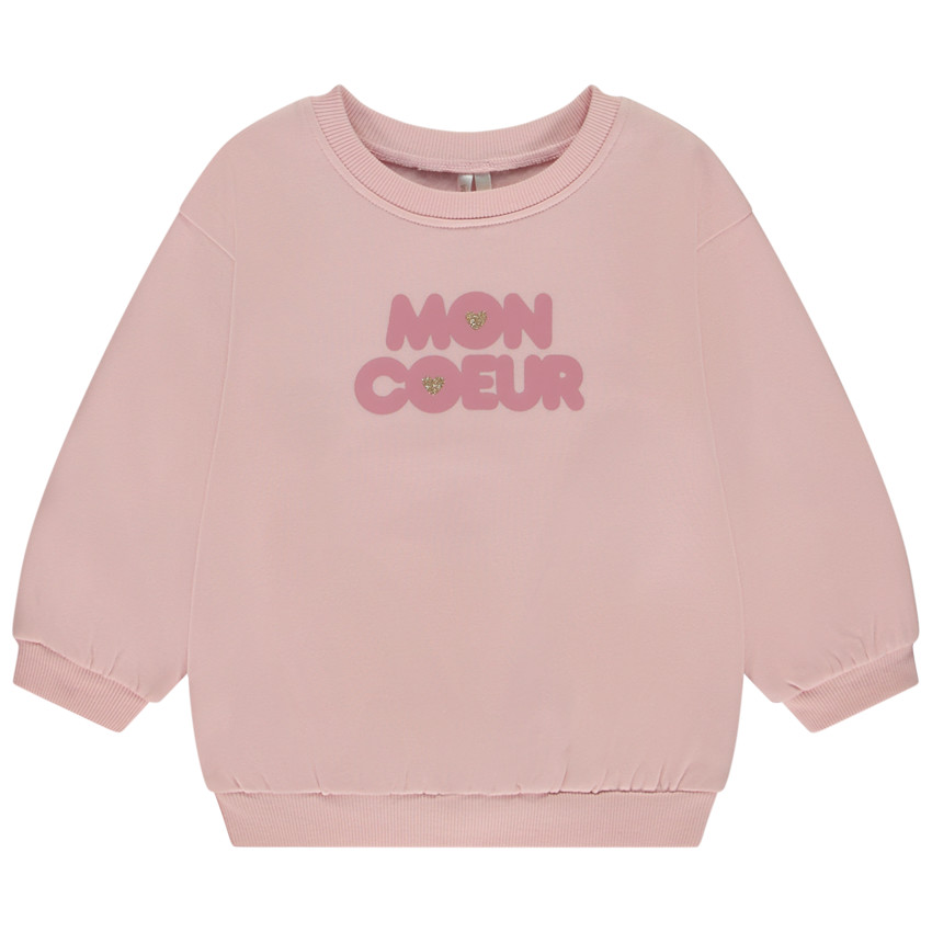 Sudadera de felpa con estampado fantasía para bebé niña 