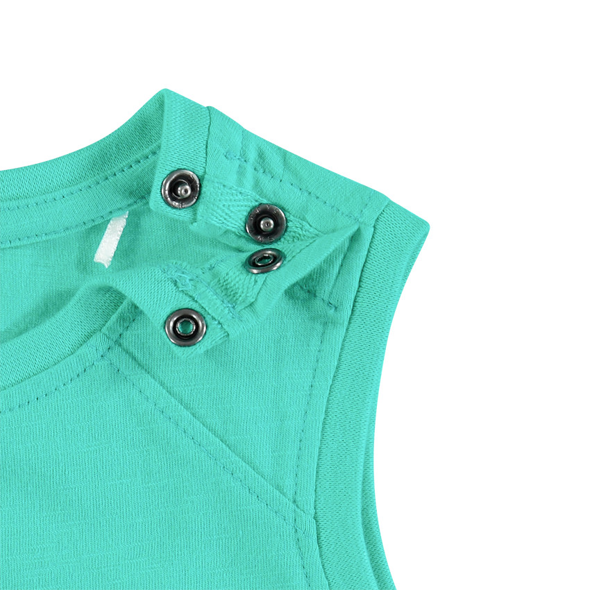 Conjunto camiseta sin mangas y bermudas estampado cactus all-over 