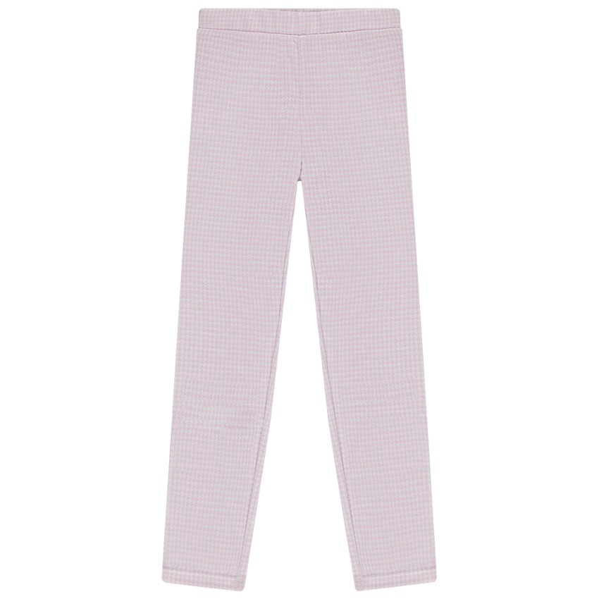 Jegging en milano motif pied-de-poule fille 