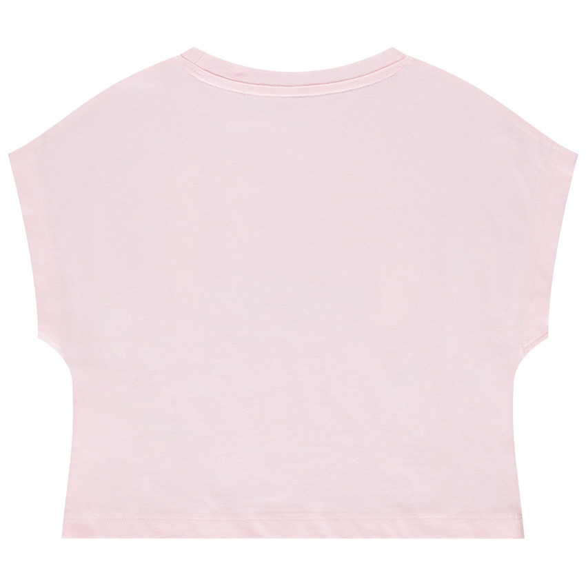 Camiseta de manga corta Stitch Disney con forma de caja para niña 