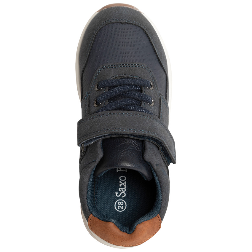 Zapatillas bajas con cordones y velcro para niño 