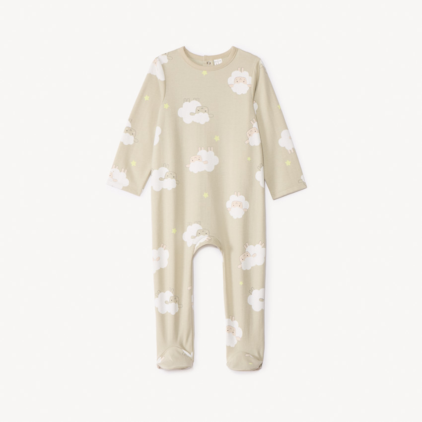 Lot de 2 dors-bien motifs moutons pour bébé avec ouvertures différentes selon l'âge 