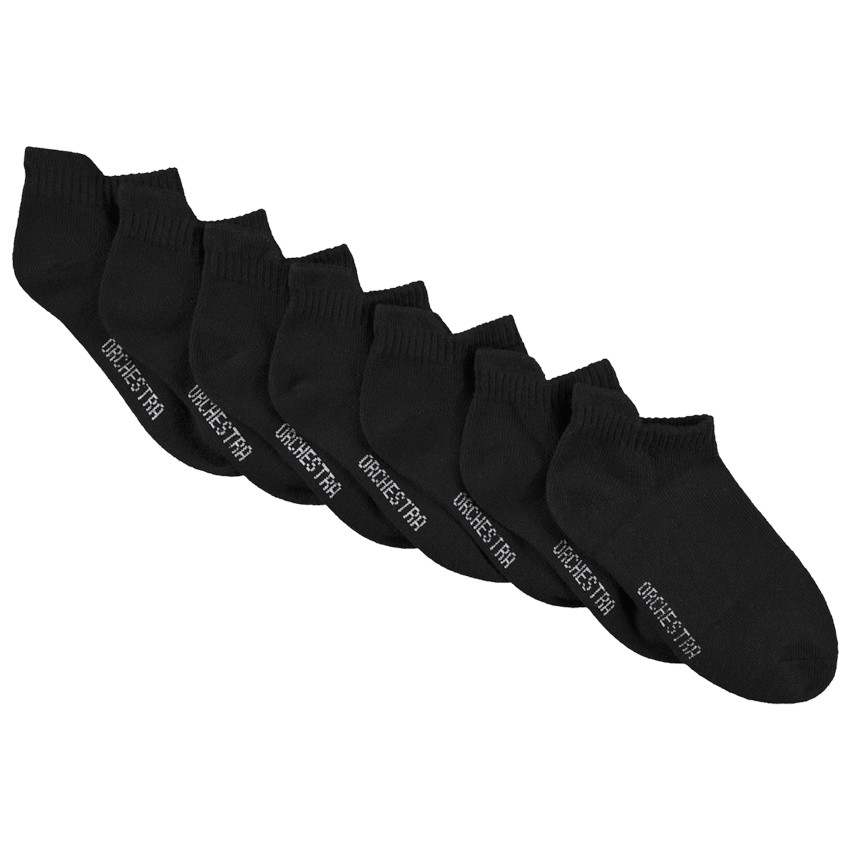 Pack 7 pares calcetines cortos lisos Main Pack 7 pares calcetines cortos lisos