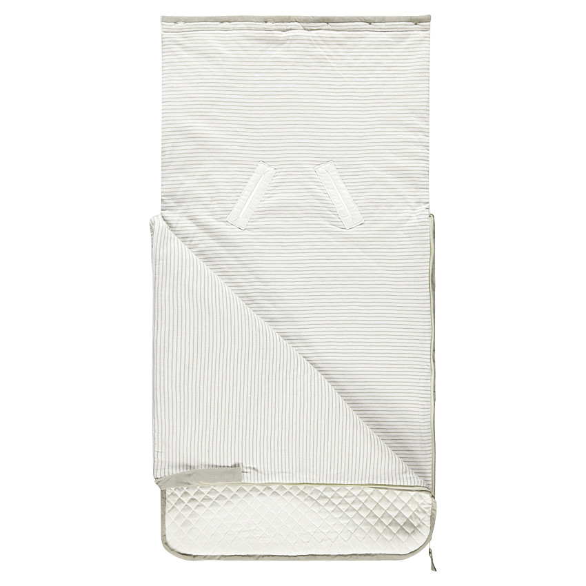 Nido de ángel de terciopelo y algodón bio acolchados 