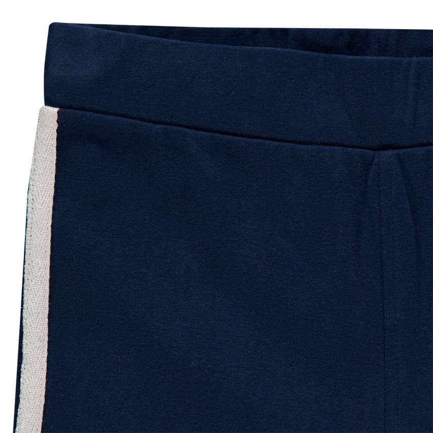 Jogging avec sweat print personnage et legging à bandes 