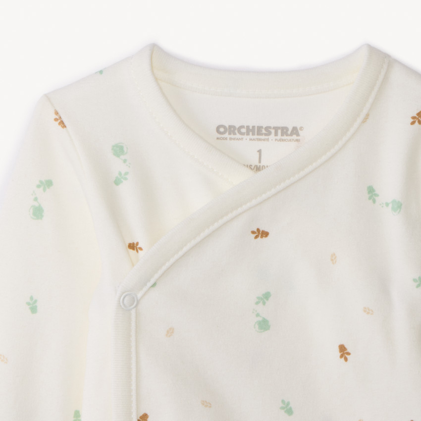 Pack de 2 peleles evolutivos de manga larga para bebé 