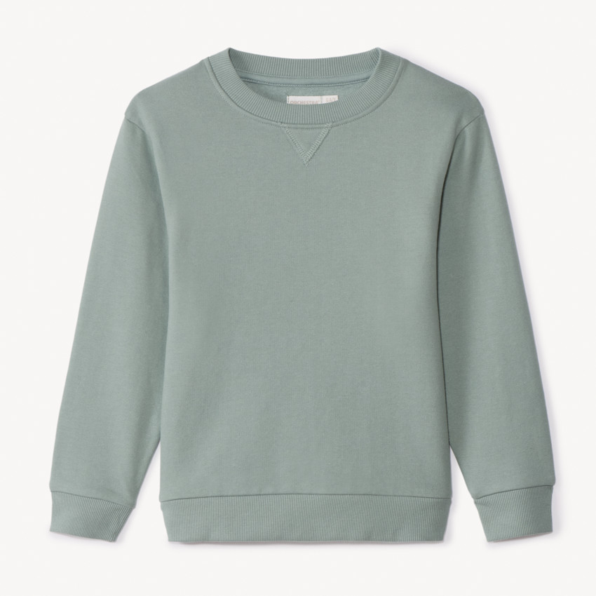 Sudadera de felpa cepillada lisa para niño 