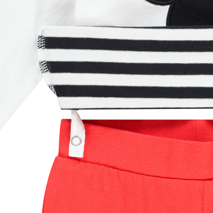 Pijama de 2 piezas de algodón con estampado de Minnie Disney para niña 