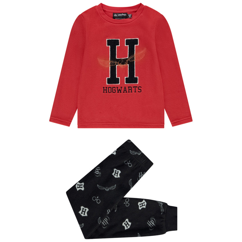 Pijama de 2 piezas de micropolar con estampado de Harry Potter para niño 