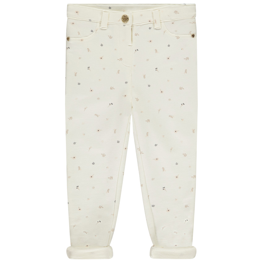 Jeggings de felpa estampados para bebé niña 