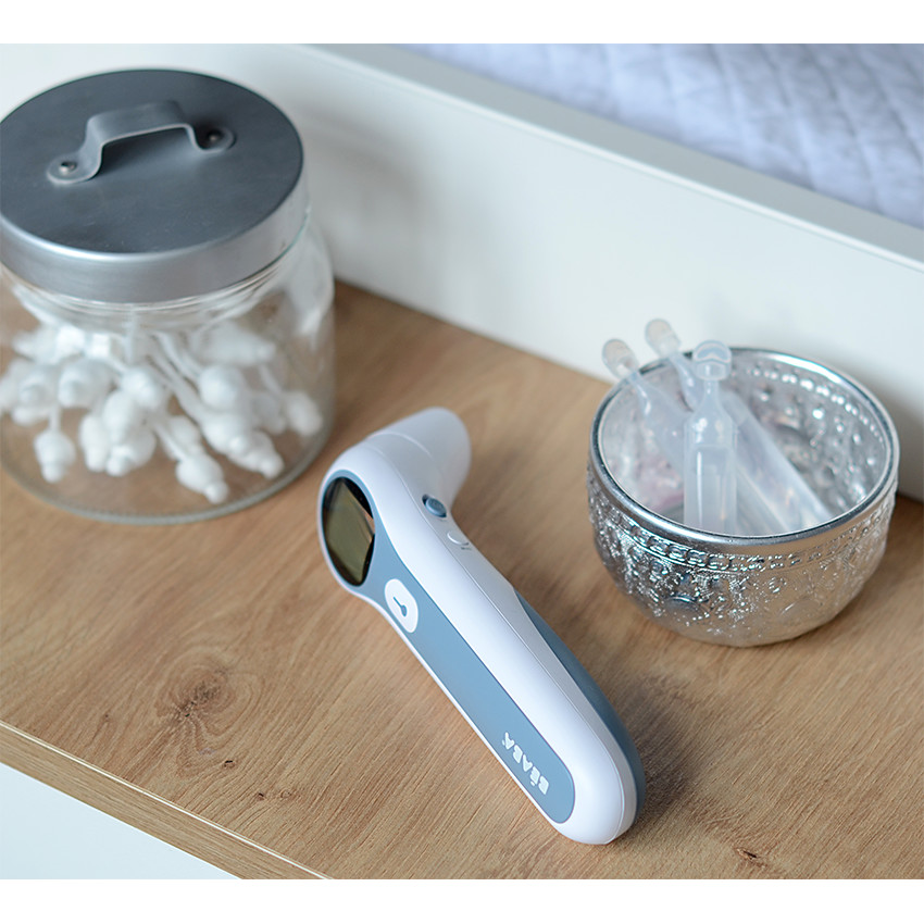 Termómetro de infrarrojos para el oído y la frente 