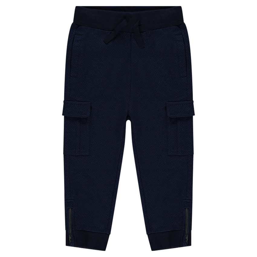 Júnior - Pantalón de jogging de felpa de fantasía con bolsillos 