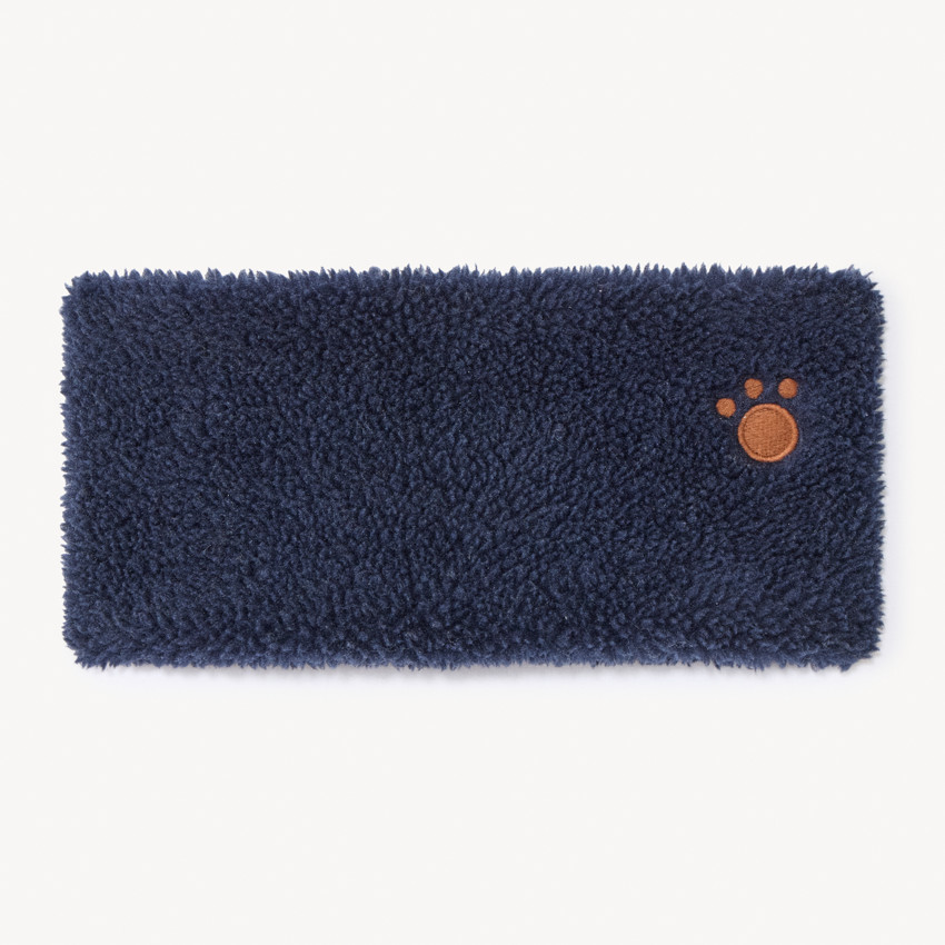 Cuello tubular liso con efecto borreguito y forro de micropolar para bebé 