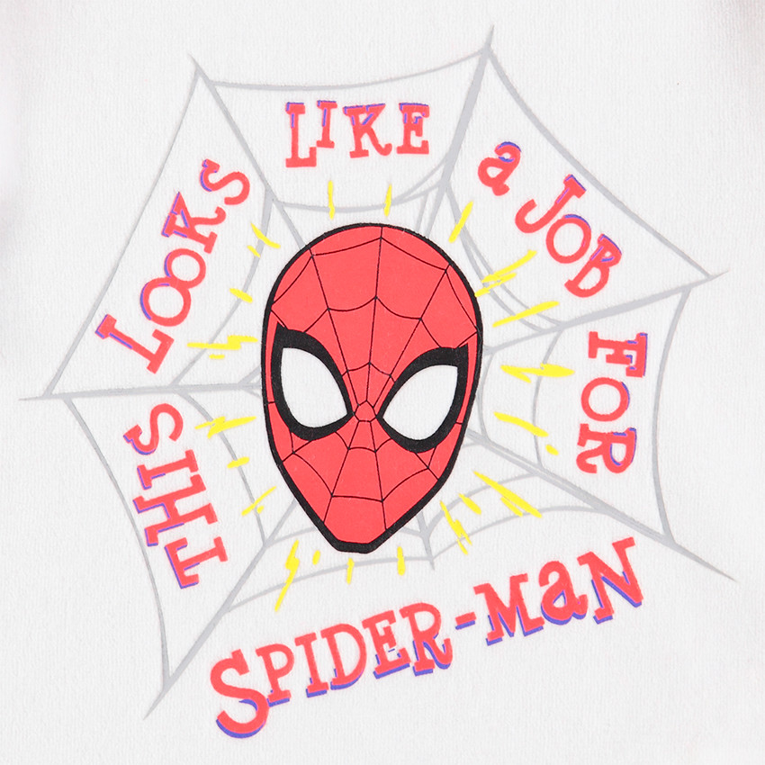 Pijama de terciopelo bicolor con estampado ©Marvel Spiderman  