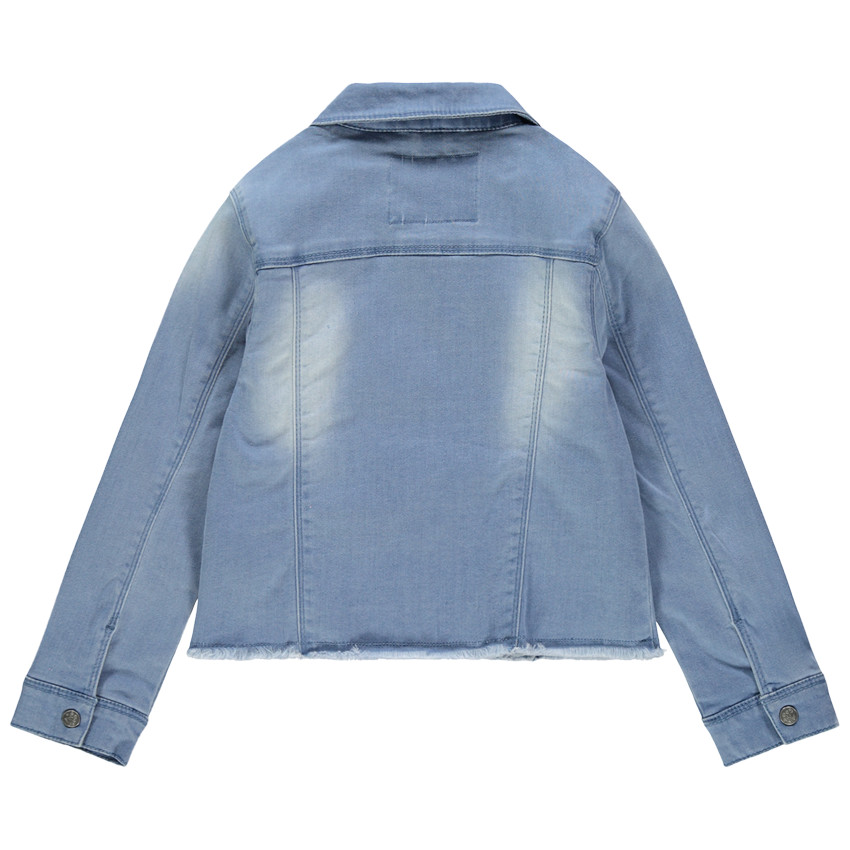 Chaqueta vaquera efecto desgastado  Additional Chaqueta vaquera efecto desgastado